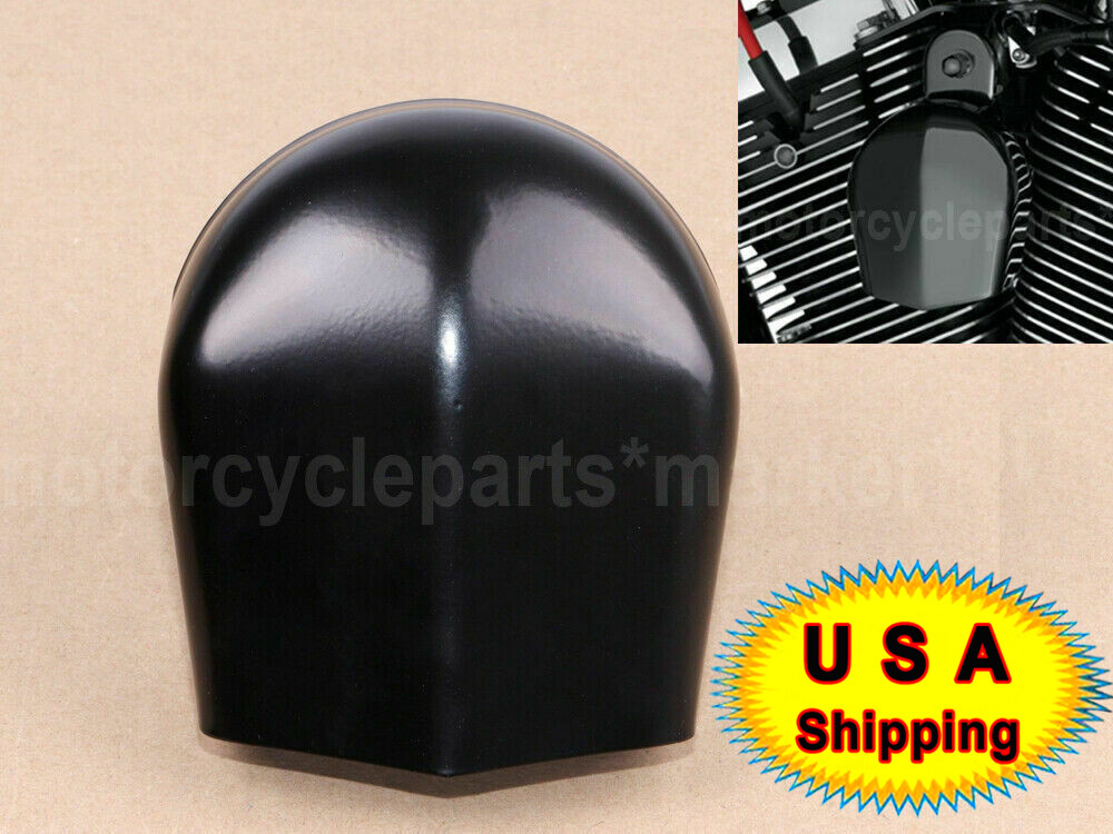 Black Metal Horn Cover For Harley Electra Road Street Glide FLHTCU FLHTK FLHXS