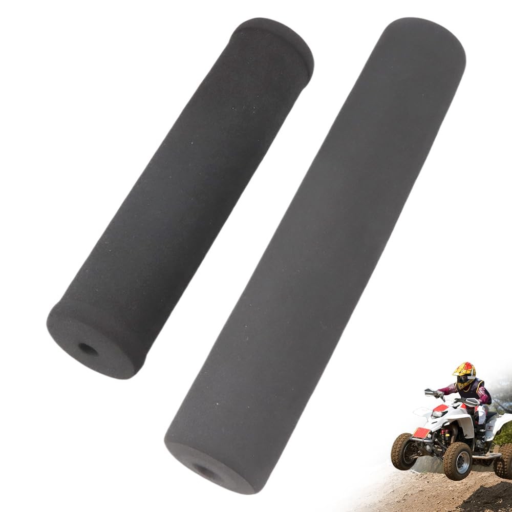 2 Pack Black Crossbar Handlebar Round Foam Pad Protector 7.87 And 9.84 Inch