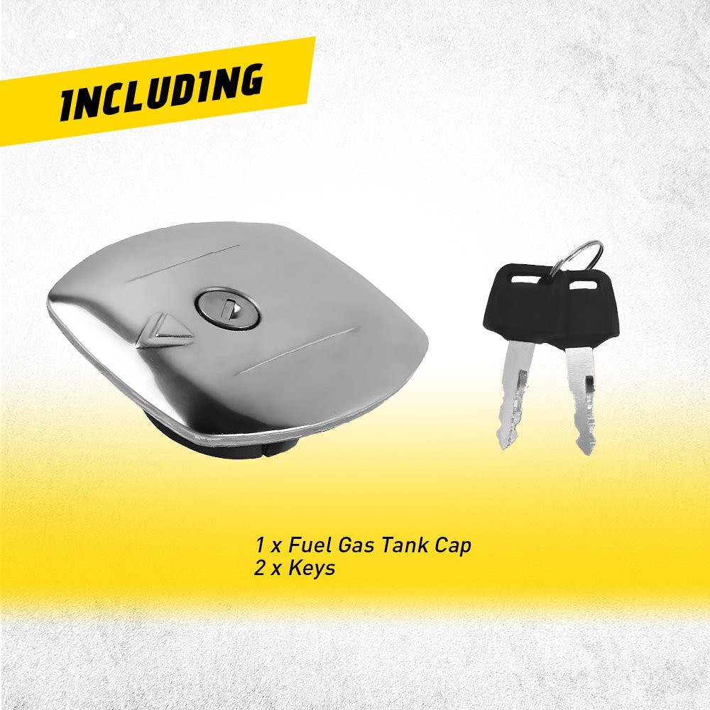 1-10x Fit Suzuki GS750E GS1000G 1980-1981 Fuel Gas Tank Cap Cover Locking Silver