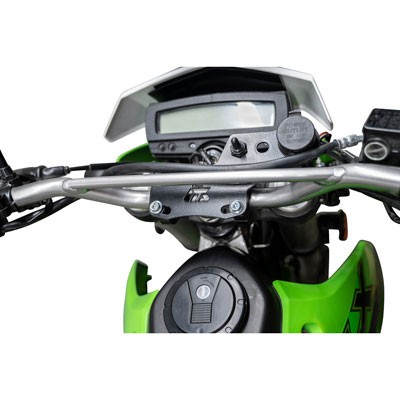 Tusk Accessory Dash Panel Black Powder Coated 7/8″ bar–Kawasaki KLX250S/KLX300