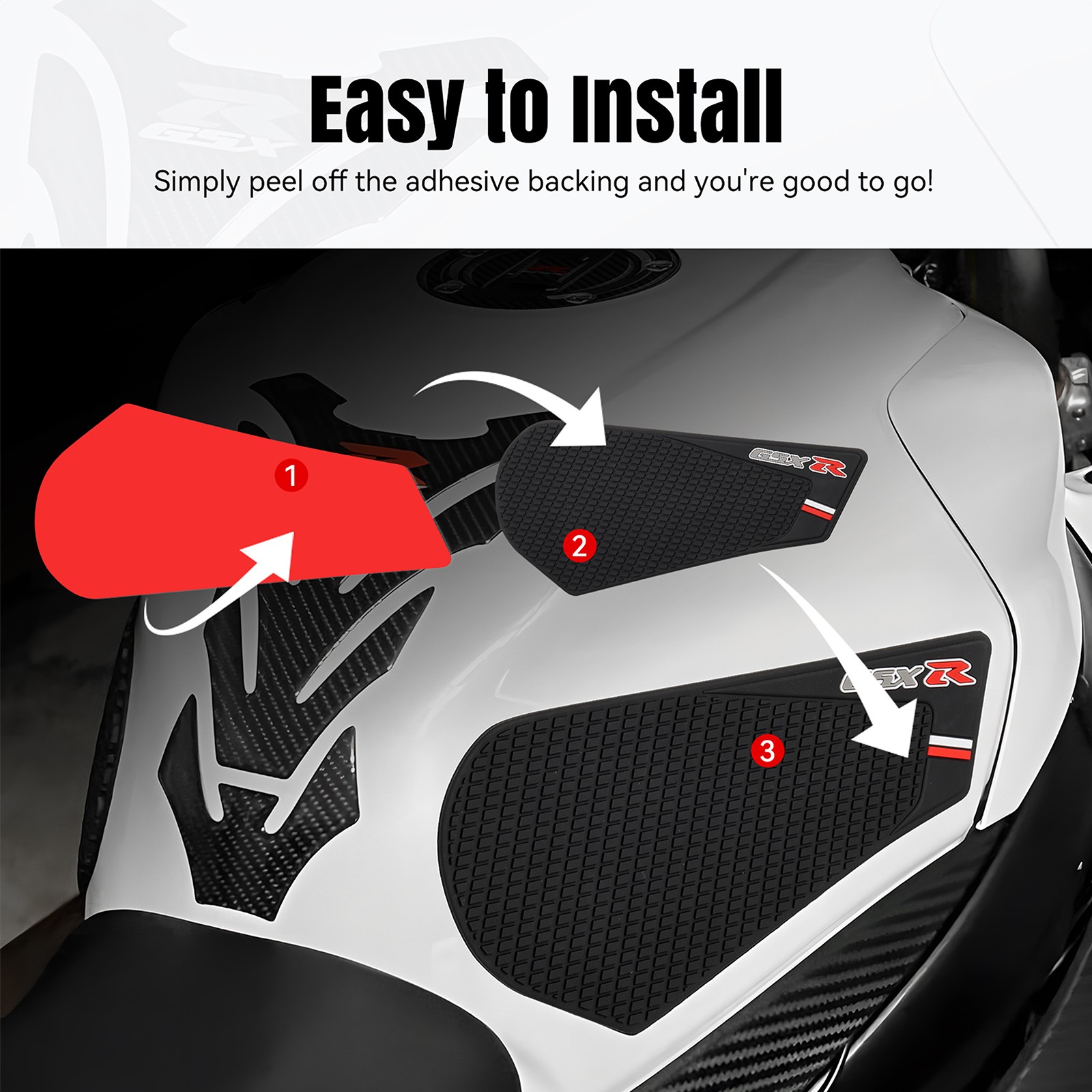 Motorcycle Fuel Tank Pad Protector Sticker For Suzuki GSXR600 GSXR750 GSXR1000