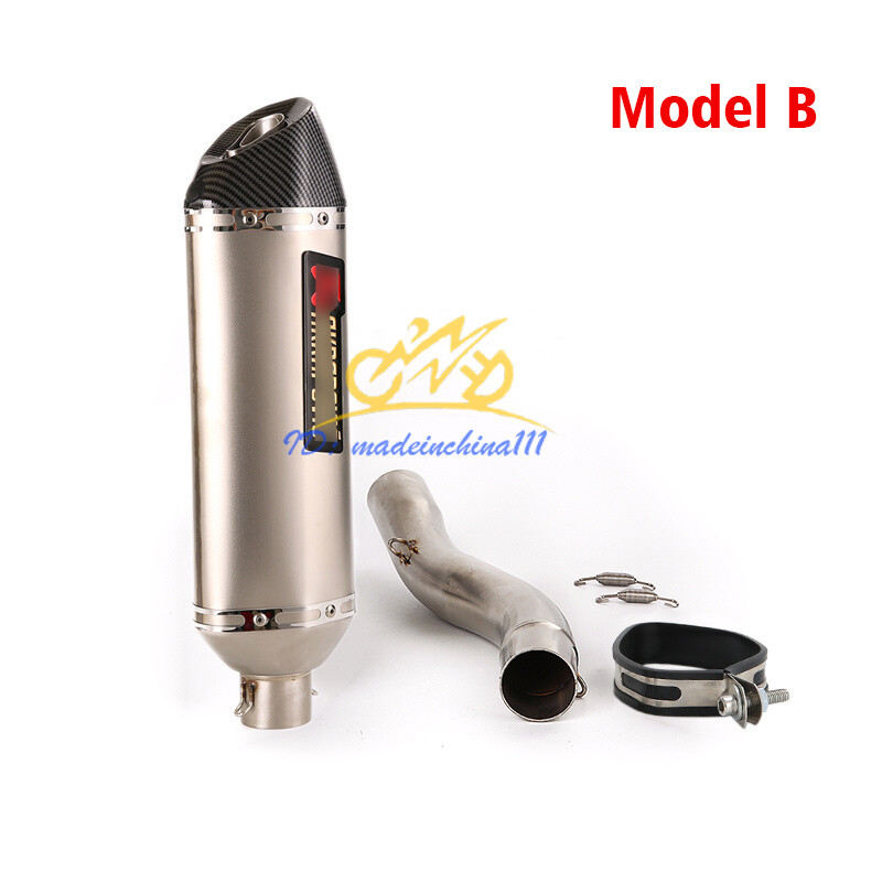 Mid Exhaust Pipe 51mm Mufflers Slip-on System For Ducati Monster 797 2017-2023