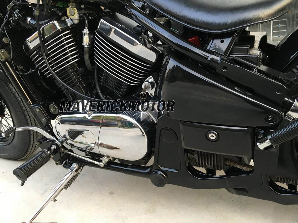 Black Fairing Battery Side Cover For Kawasaki Vulcan 800 VN800 Classic 1995-2006