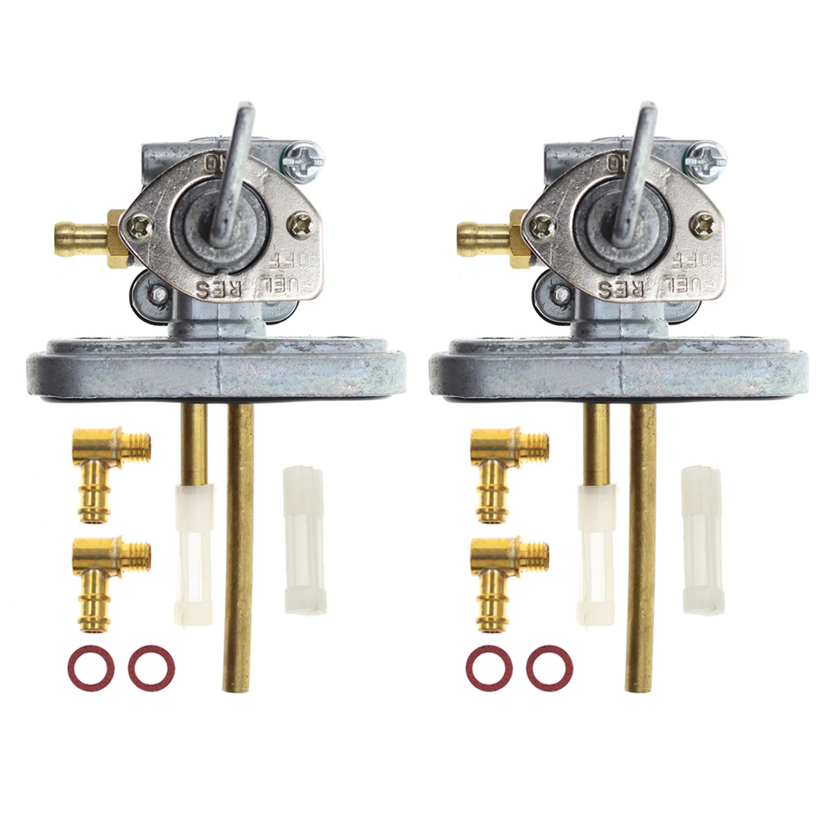 2Pcs Fuel Petcock Value Left & Right For Yamaha XS750S XS850 XS1100 447245000100