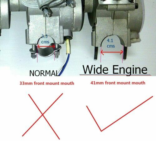 CDH 2 Stroke 85CC 52mm YD85 Motor & Casting Head – Gas Motorized Bicycle Engine
