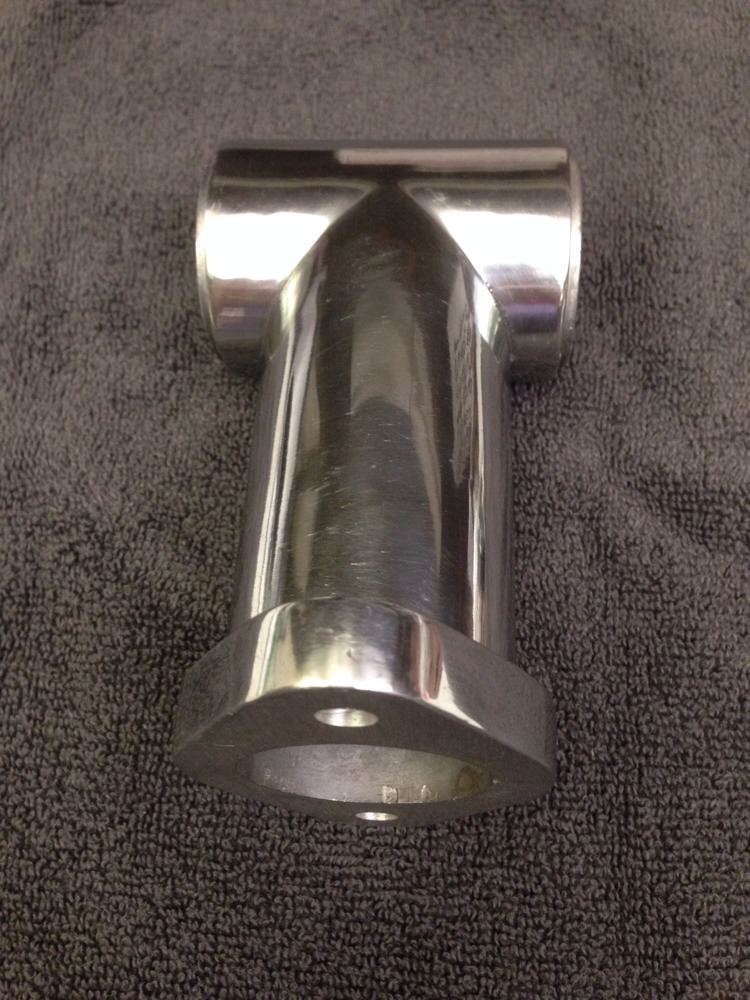 Polished Aluminum Intake Manifold for Harley Davidson Panhead engines carbs
