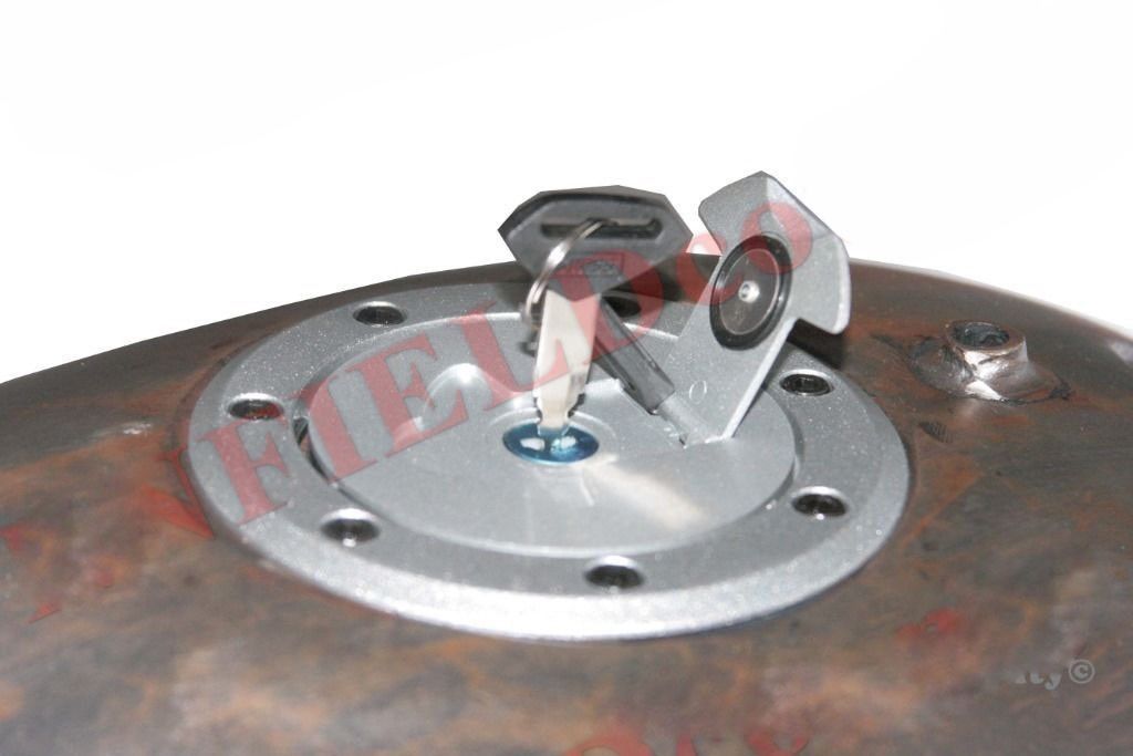 Petrol Fuel Gas Tank + Flip Filler Cap Fits Mojave Yamaha Ducati Cafe Racer AEs