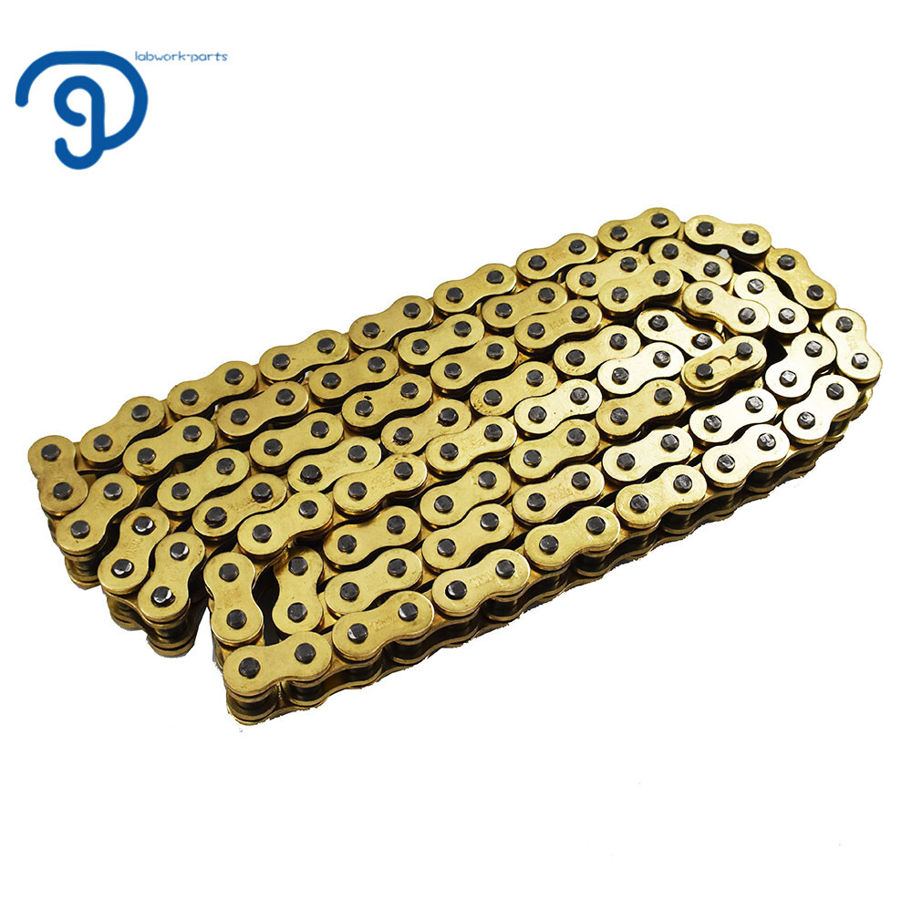 Drive Chain Gold Color With O-Ring 525-120 ATV Motorcycle 525 Pitch 120 Links