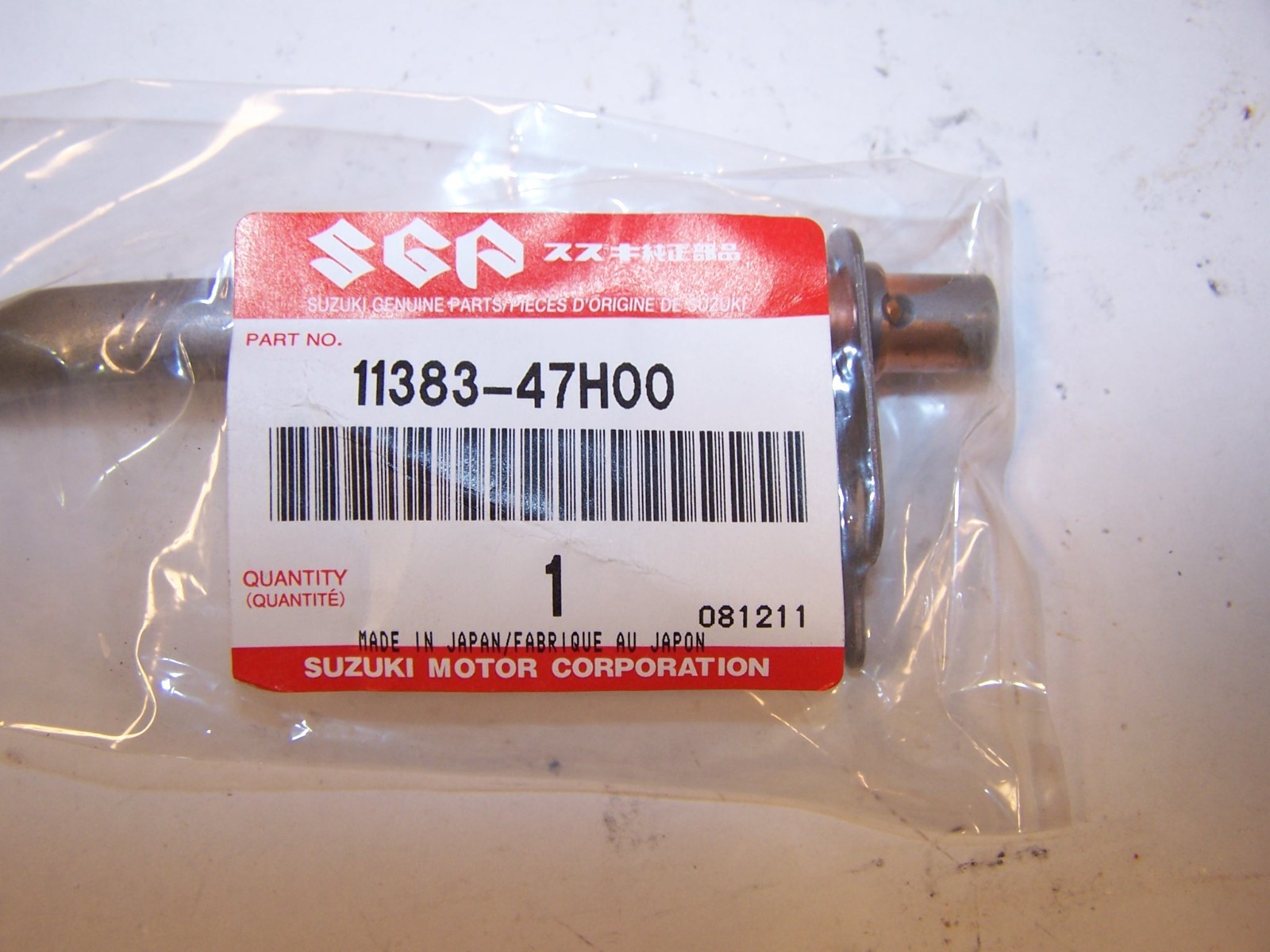 SUZUKI GSXR1000 CRANKCASE BREATHER OIL RETURN PIPE 11383-47H00 GSXR 1000 lm