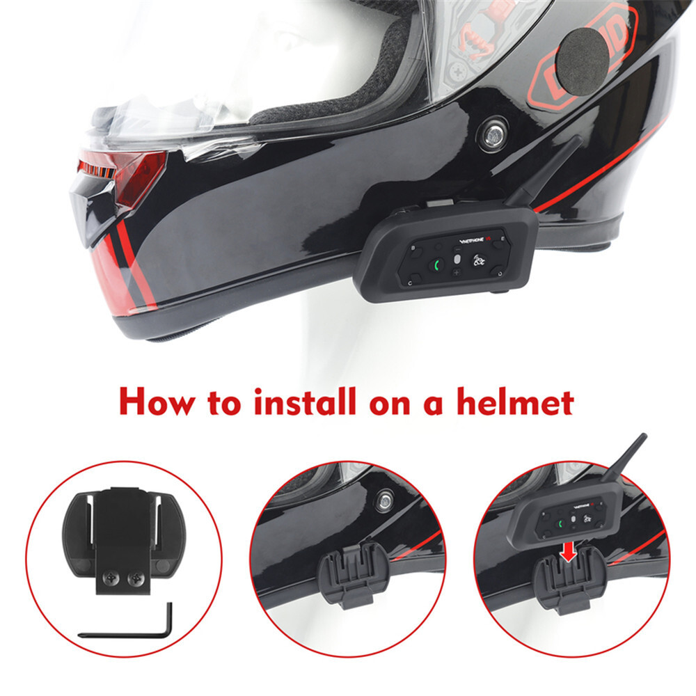 Motorcycle Bluetooth Walkie Talkie Long Range Intercomunicador For Scooter ATV
