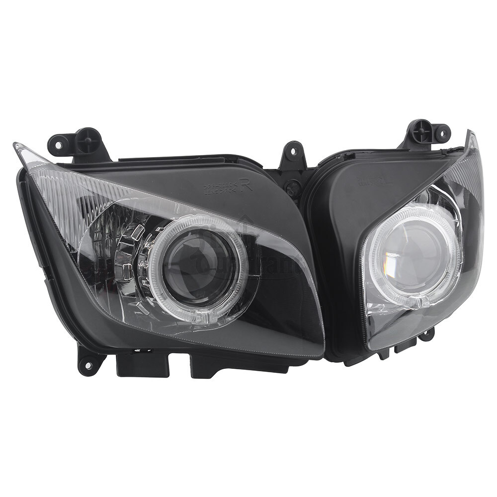 Front Assembly Headlight Blue Angel Eyes Projector Lamp For Yamaha FZ-1S Fazer