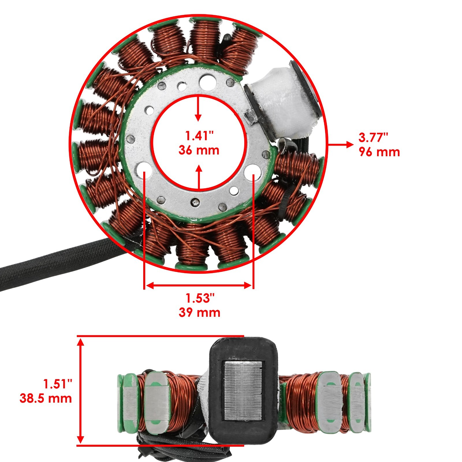 Stator Regulator Rectifier And Gasket Yamaha TTR225 1999-2004
