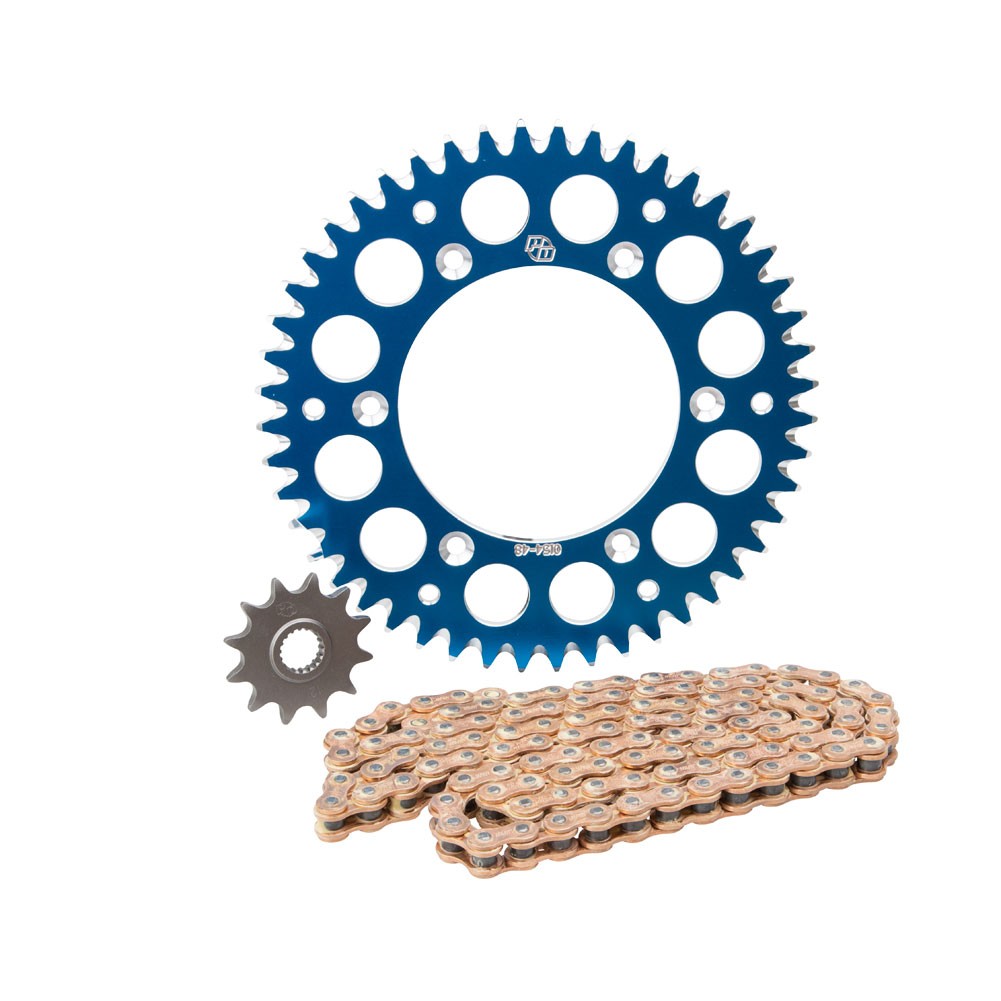 Primary Drive 1878850111 Chain and Sprocket Kit-Aluminum Rear/Gold