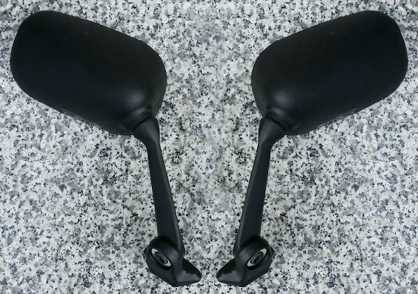 2008-2016 Yamaha YZF R6 NEW BLACK LEFT & RIGHT MIRRORS