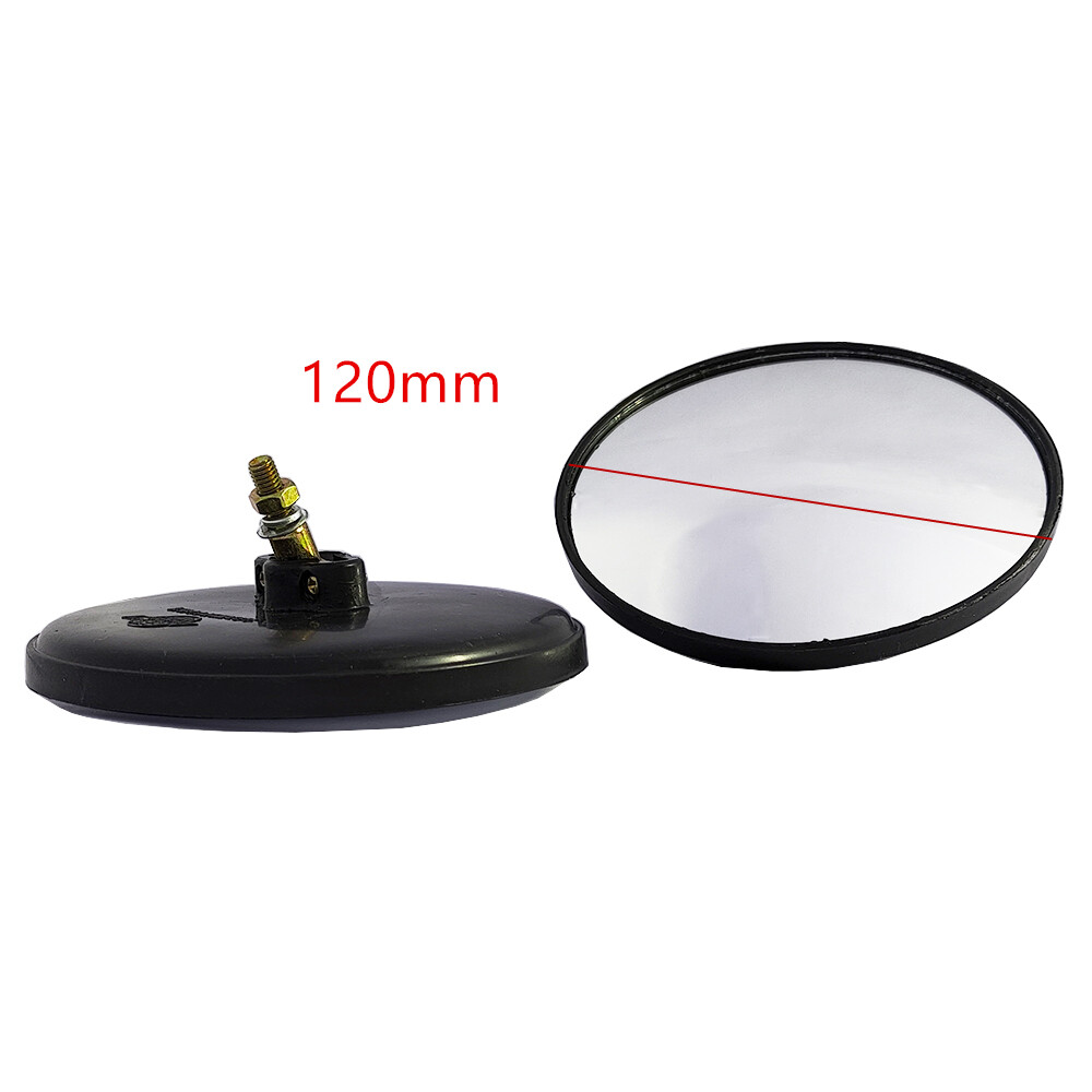 Tricycle Round Concave Convex Mirror 4 Wheel Bike 6mm Reflector Rearview Mirrors
