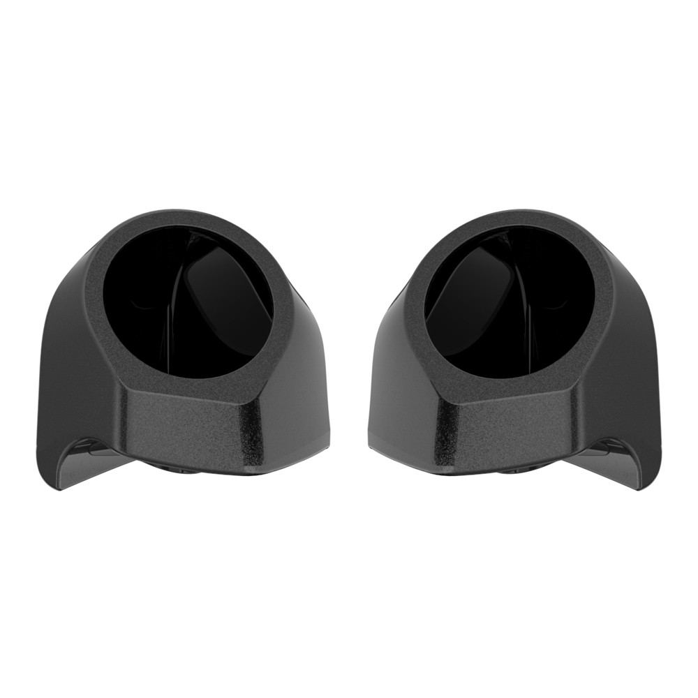 Fits Harley King Tour Pack BLACK QUARTZ Advanblack 6.5 inches Speaker Pods