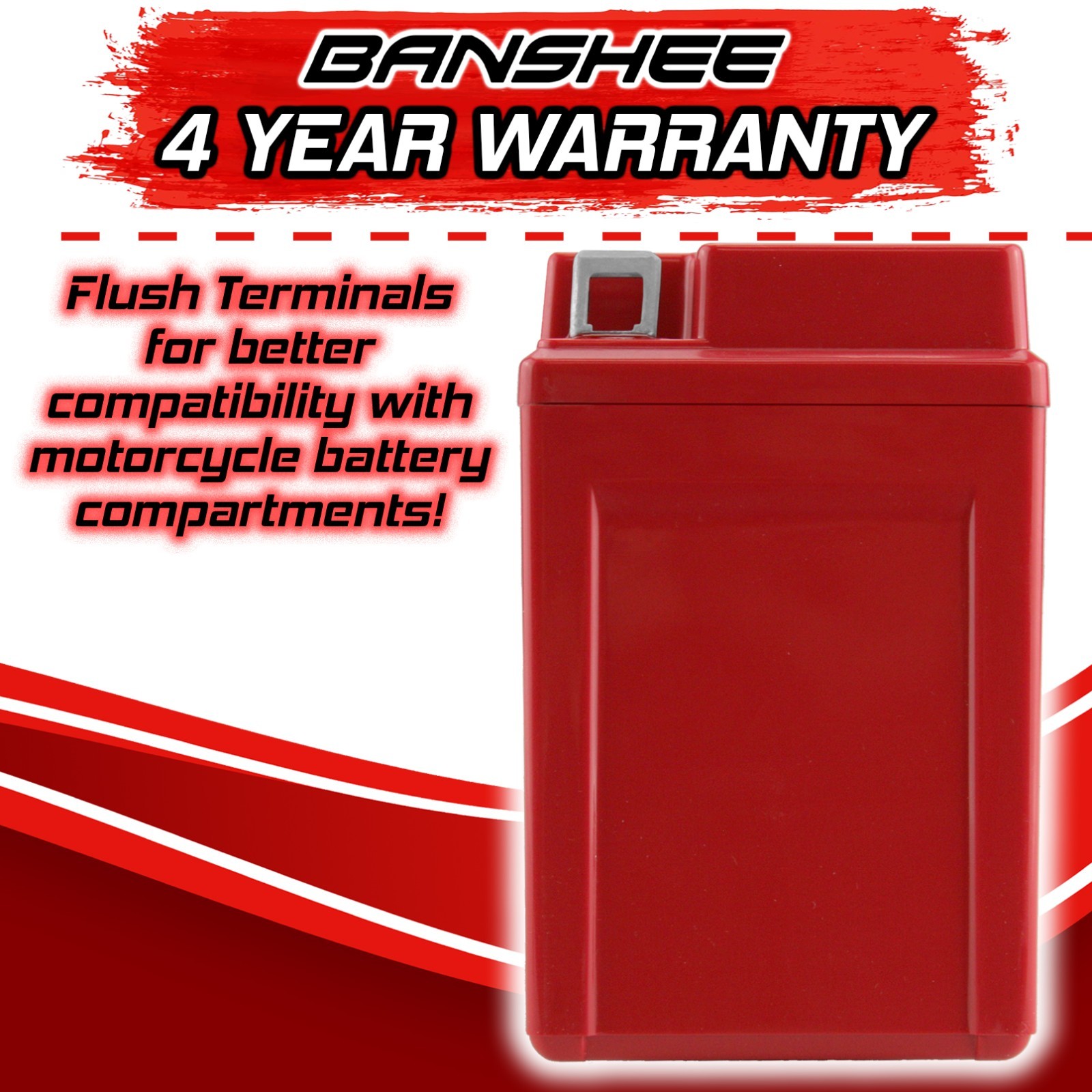 Replacement YTX5L-BS battery for a 03′ HUSABERG FS400e 400cc, 4 Year Warranty