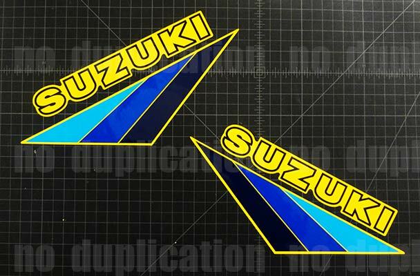1983 suzuki RM250 RM 250 tank 83′ graficos decal sticker graphics 2stroke