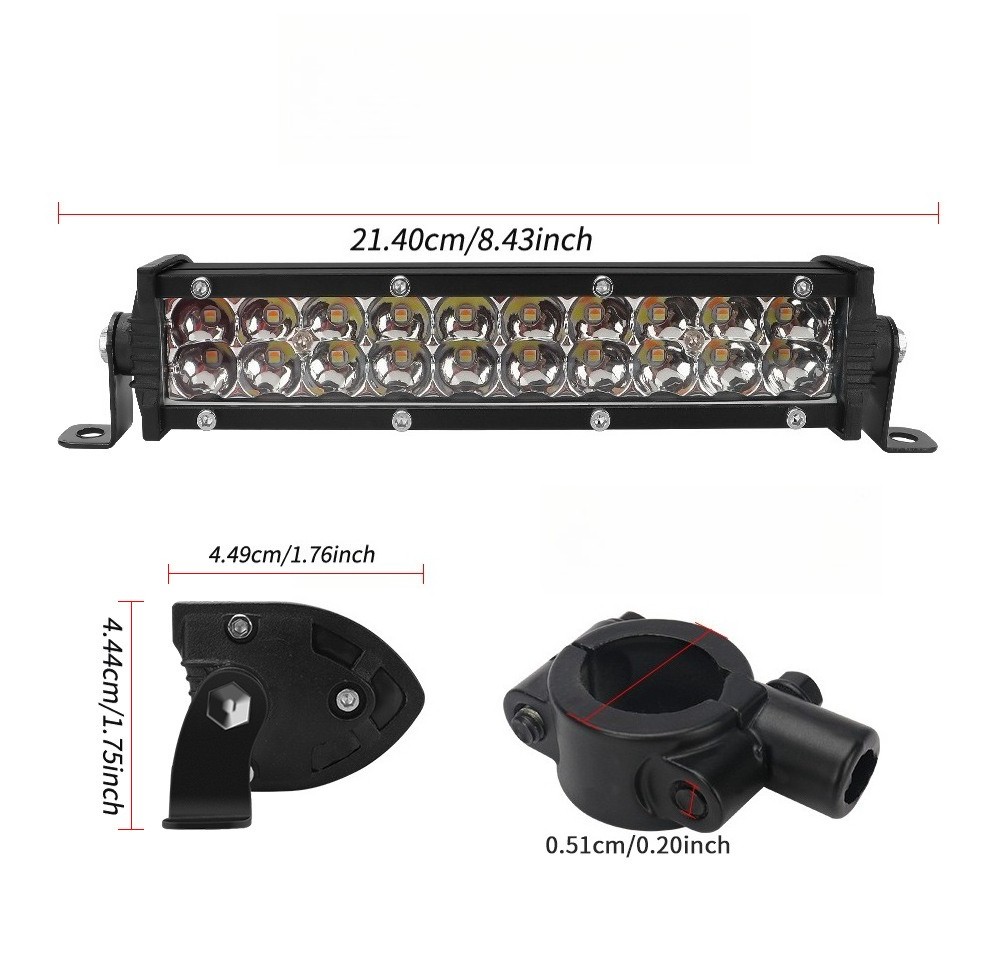 LED Headlight Light Bar Upgrade Kit For Dirt Bike Easy Installation US