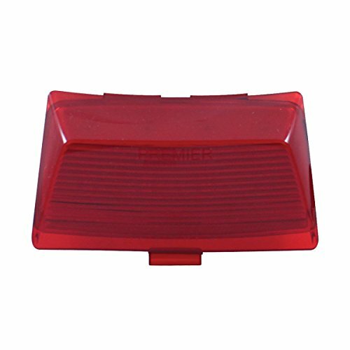United Pacific 37204B 8 LED Harley Fender Tip Light – Red LED/Red Lens (Bulk)