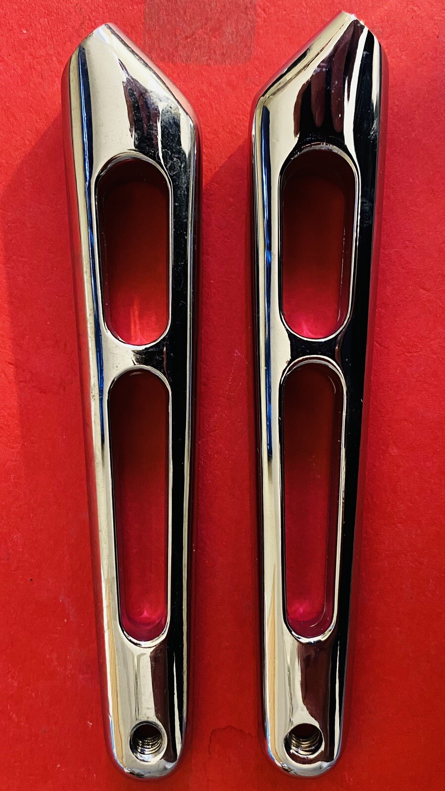 Kuryakyn 1401 – CHROME – Right & Left Side Replacement Stems for Magnum Mirrors