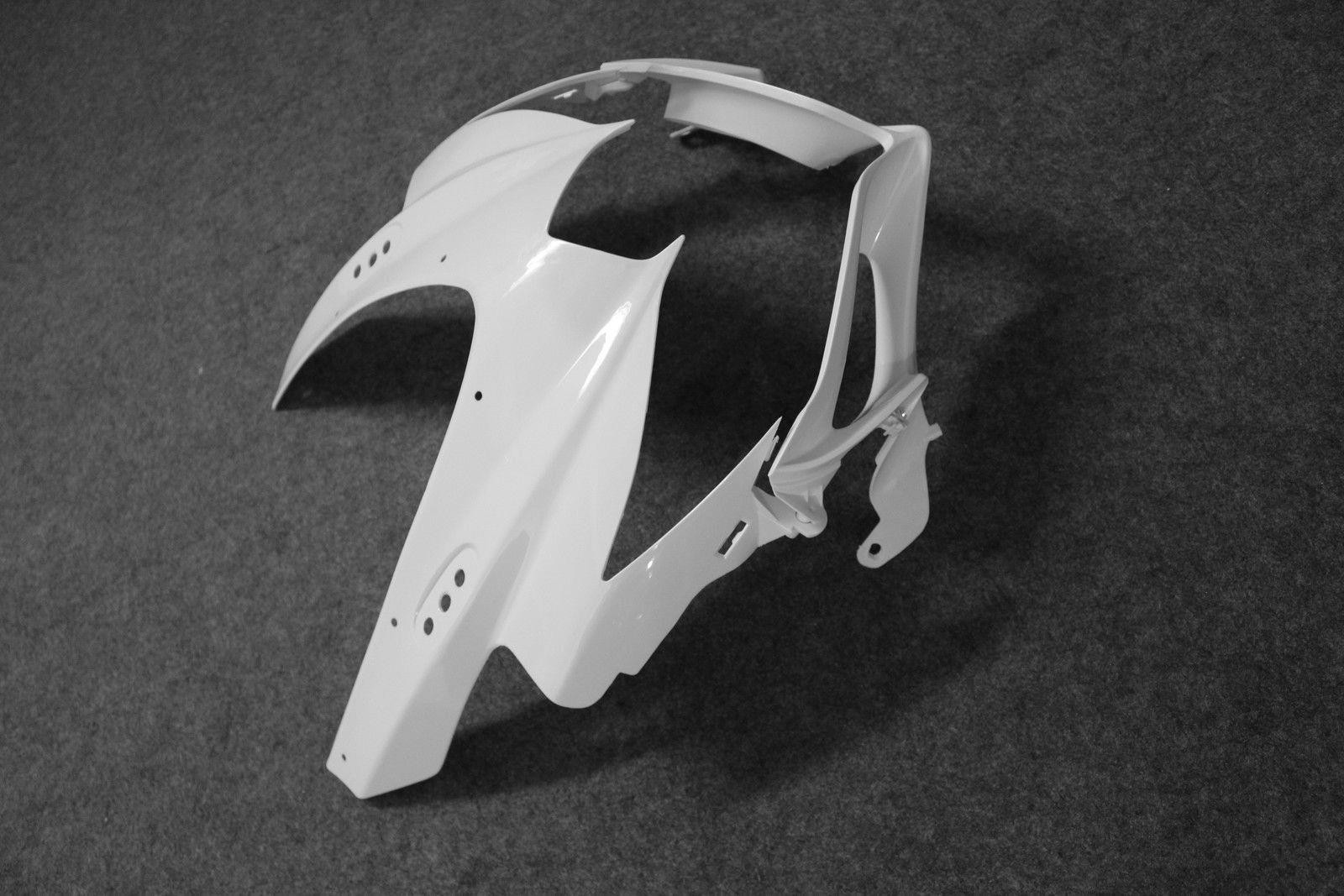 Front Headlight Fairing for Suzuki GSXR600/750 2008-2010 09 Unpainted Upper Nose