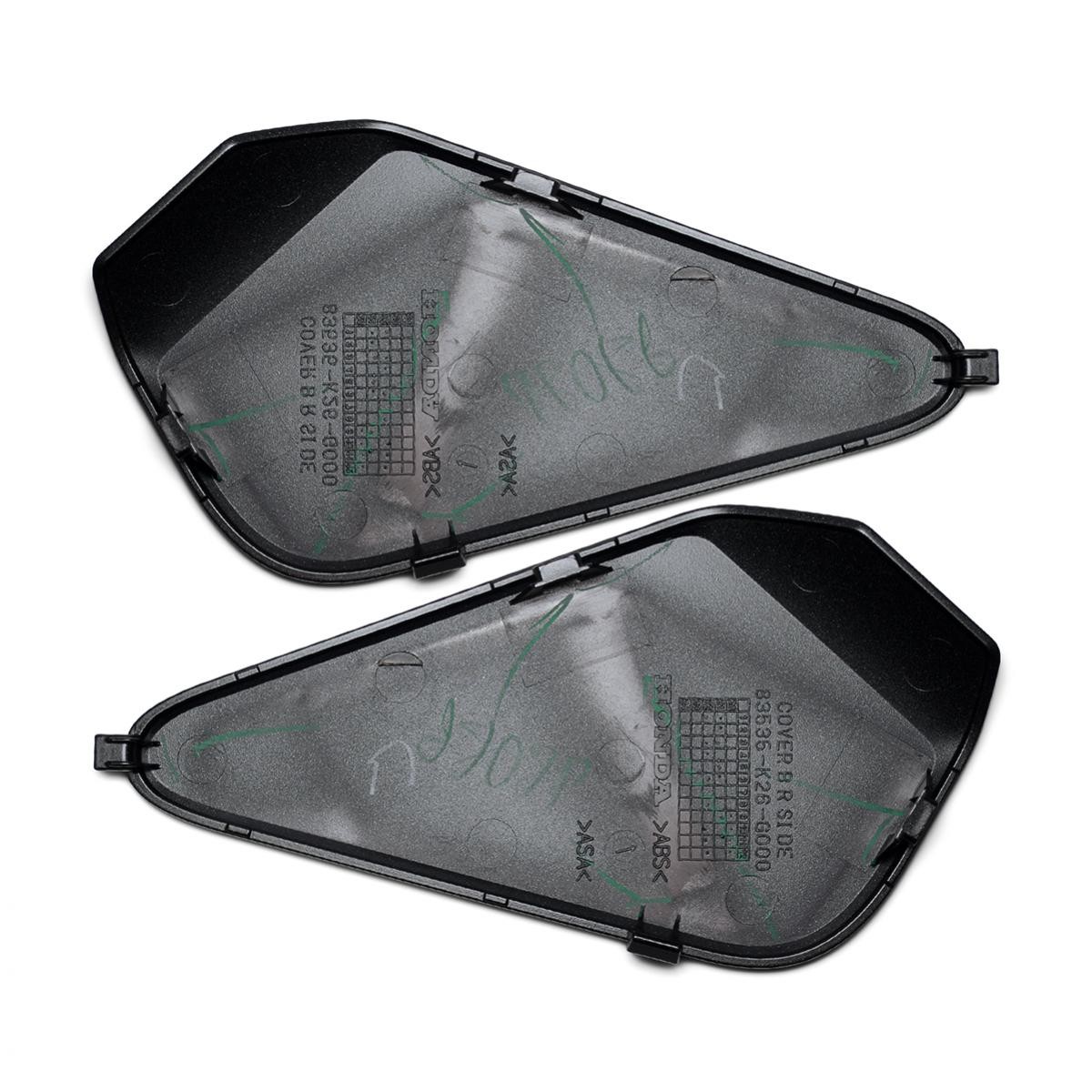 Infill Side Panel Fairing Cover Set Pair Black For Honda New Grom Msx 2021-2023
