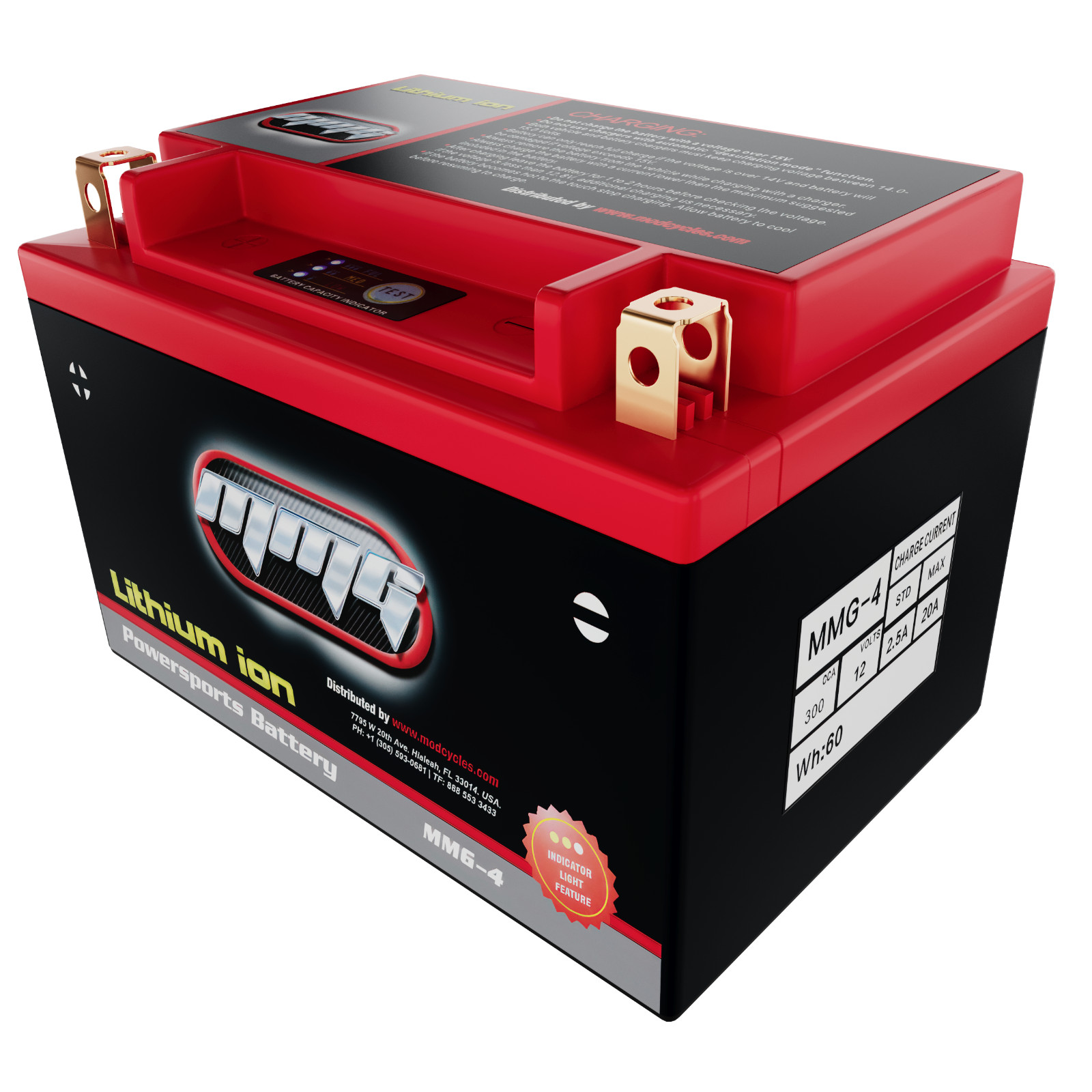 MMG YTZ10S Lithium Ion Sealed High Performance Powersports Battery 12V 300 CCA