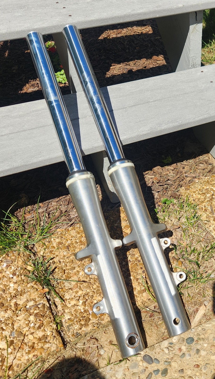 2000-2003 Yamaha VStar 1100 Classic Custom OEM Front Forks -Above Average-