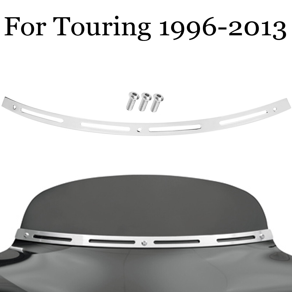 Windshield Trim Fit For Harley Touring Electra Street Tri Glide Batwing Fairing