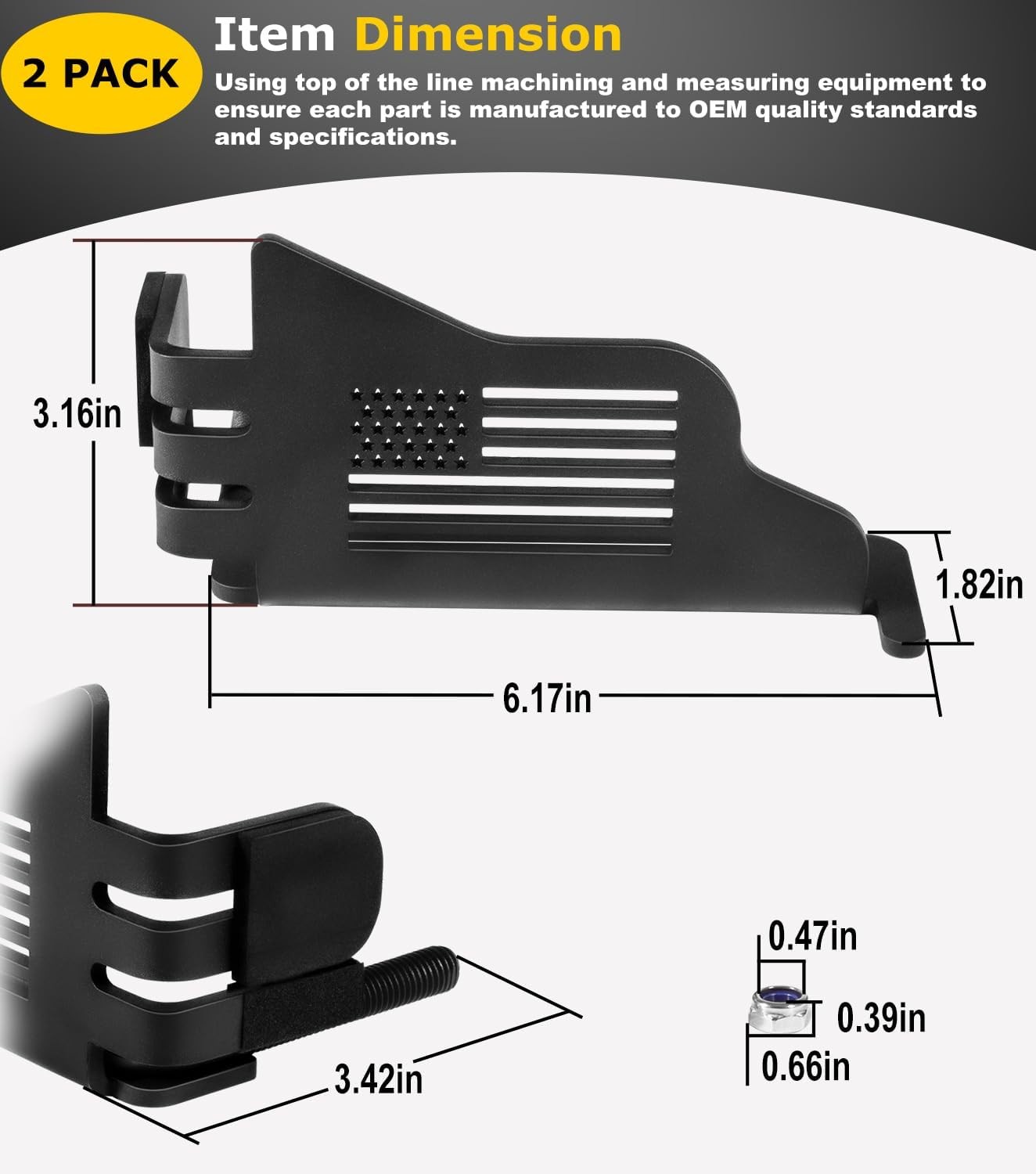 Wrangler Foot Pegs For Jeep Wrangler JK JL JKU JLU 2007-2025 Gladiator JT 2/4 Do