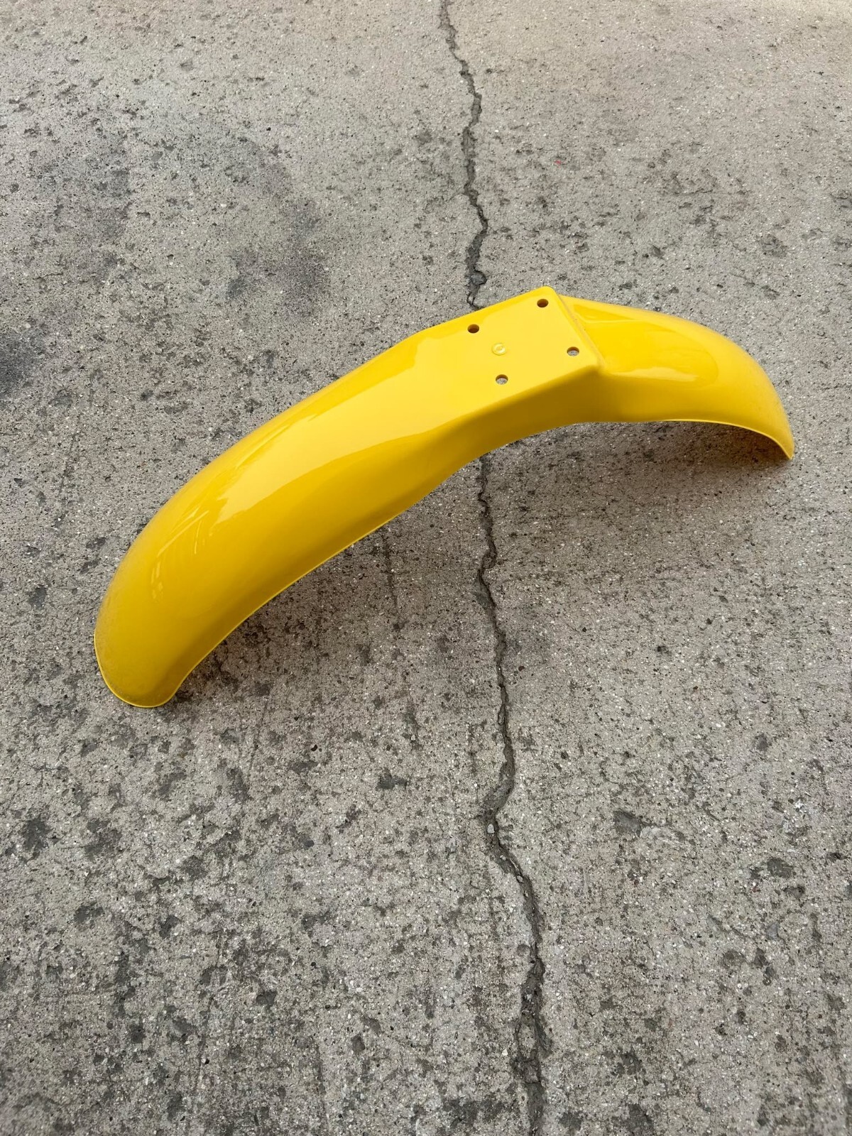 1980 1981 Suzuki RM 100 125 250 465 Front Fender Yellow Injection Molded