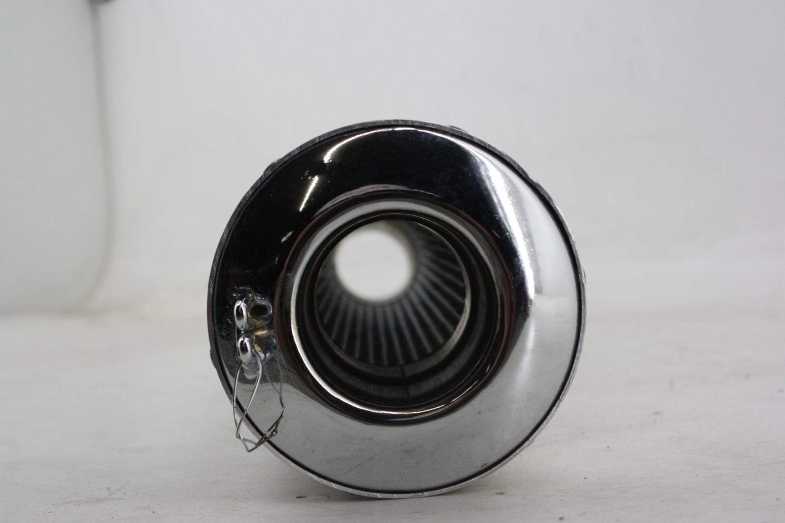 NOS SUDCO ALUMINUM COMPETITION MUFFLER LEFT 4″ ROUND 18″ LENGTH 2″ CORE/ID