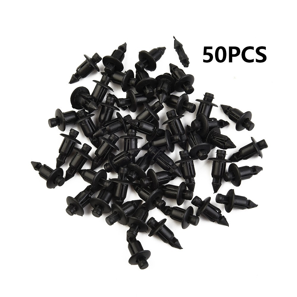 50 Pieces*6mm Plastic Snap Rivets Fairings For For Suzuki High Quality