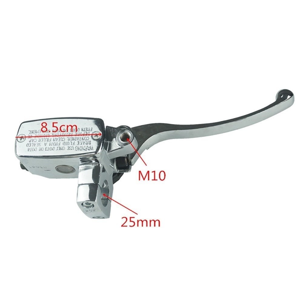 1″ 25mm Motorcycle Left and Right Brake Clutch Master Cylinder Reservoir Levers