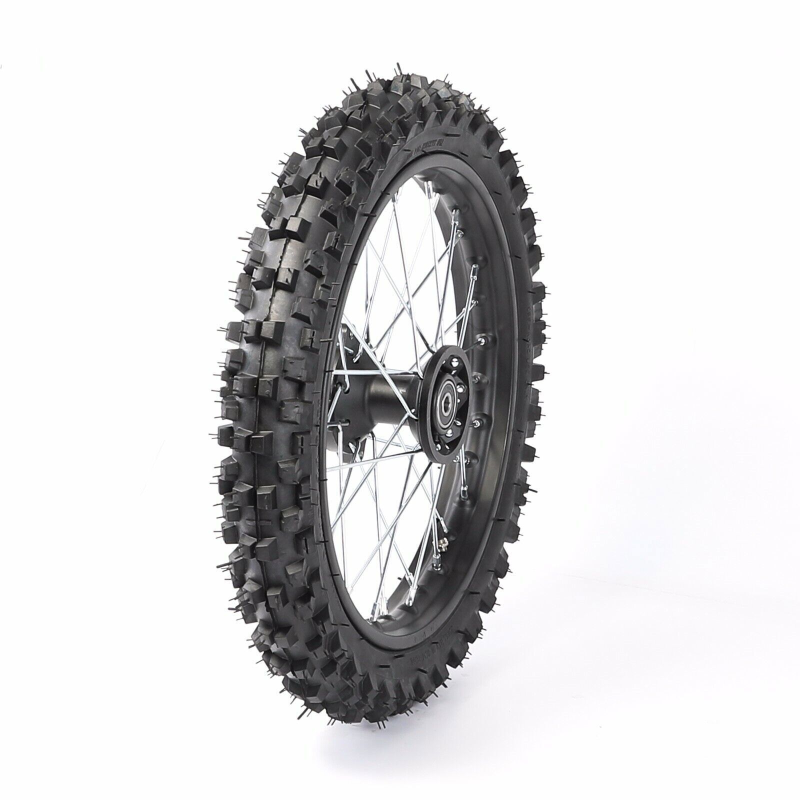 Front 80/100-12+Rear 60/100-14 Tire Rim 15mm Pit Bike SSR CRF70 TTR90 kLX110