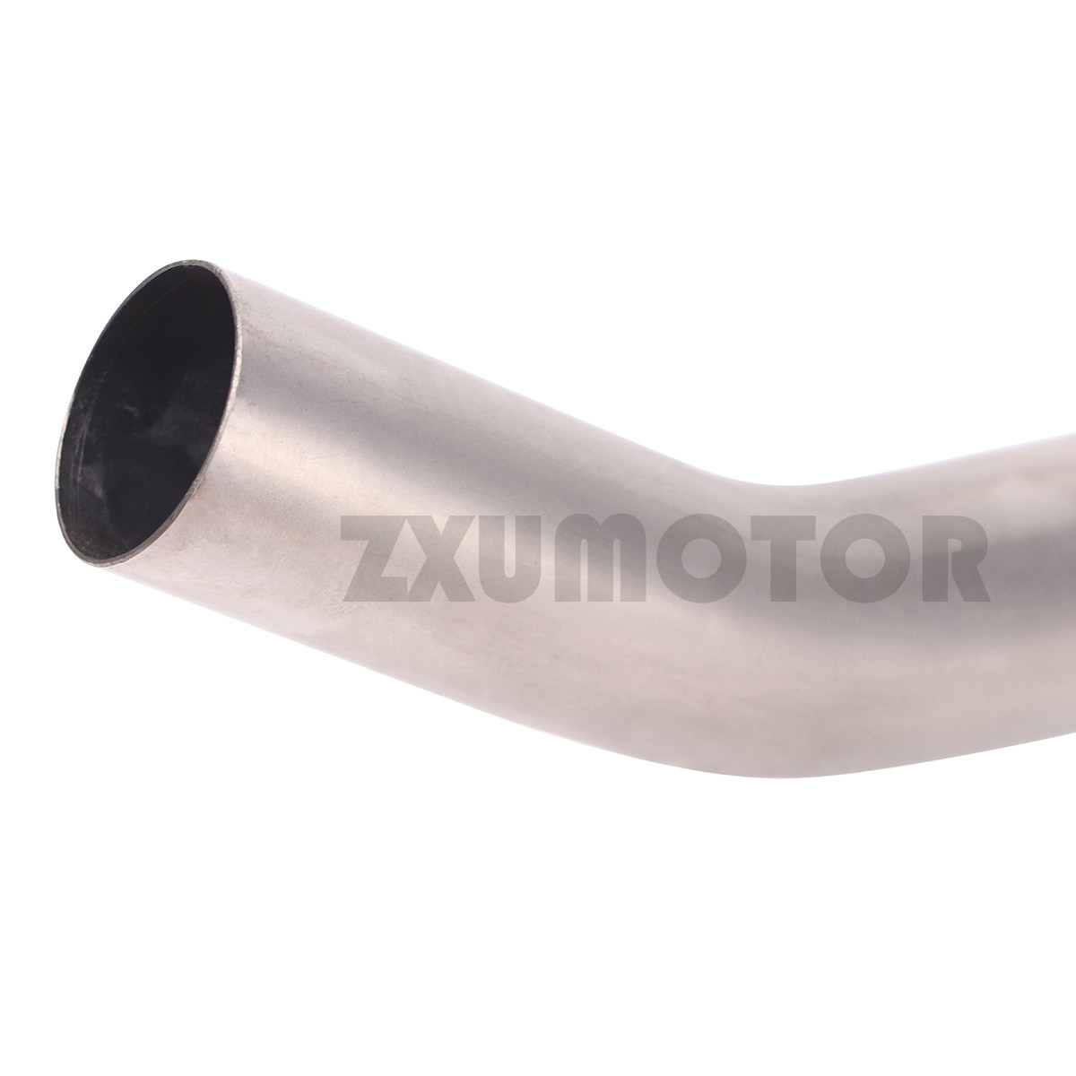 Opended Titanium Exhaust Front Pipe For CF-Moto 450MT 2024 2025 Stock Muffler
