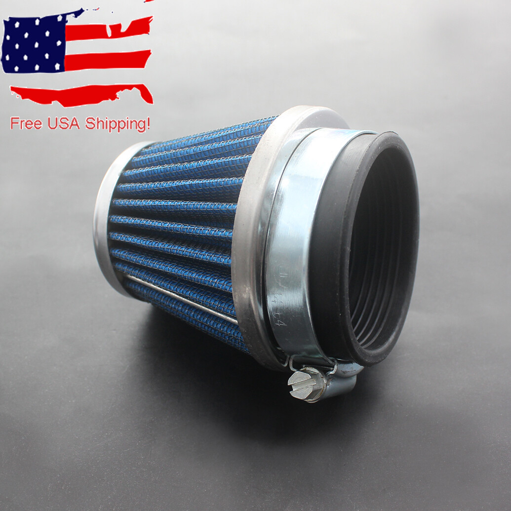 2x Air Filter Cleaner 52mm / 53mm / 54mm For Suzuki Kawasaki Yamaha Motorcycle