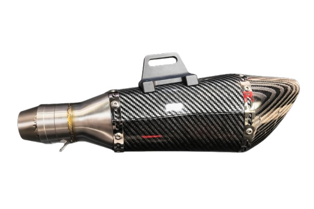 Yoshimura Exhaust R11 Double-outlet Muffler Universal Fit Silencer Canister Pipe