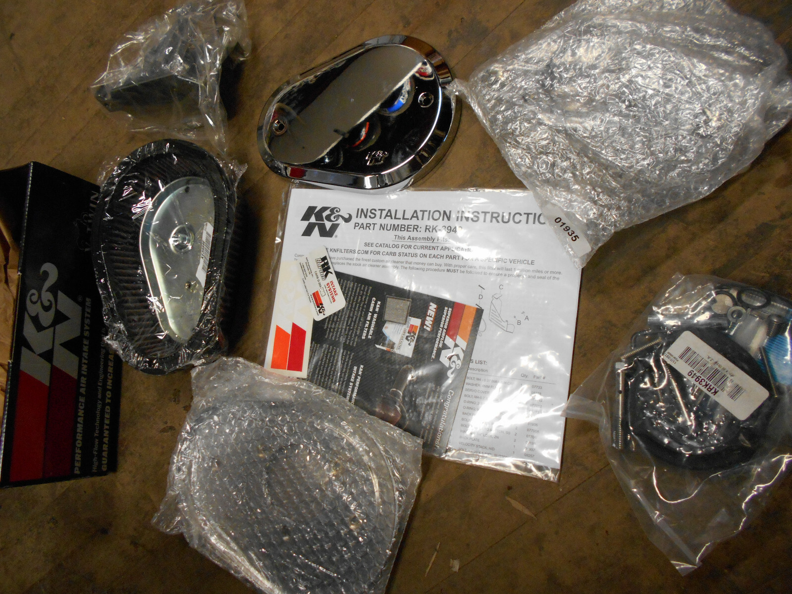 K & N RK Serier Street Metal High-Flow Air Intake – RK-3949