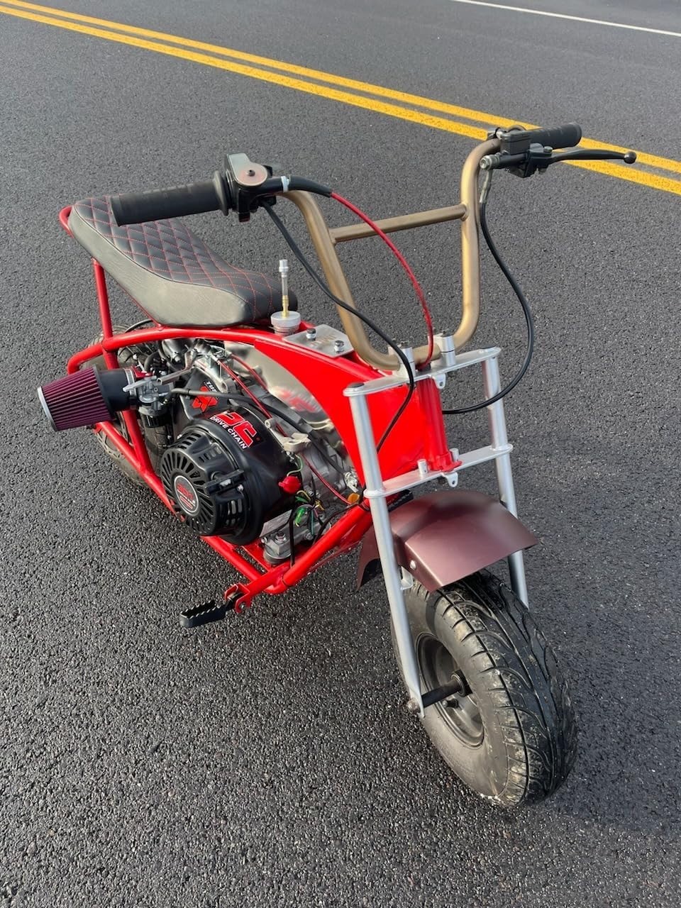 Stainless Steel Fuel Gas Tank for Coleman B100 RB100 Realtree RT100 Mini Bike