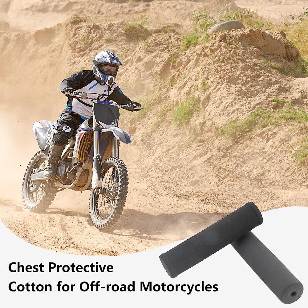 2 Pack Black Crossbar Handlebar Round Foam Pad Protector 7.87 And 9.84 Inch
