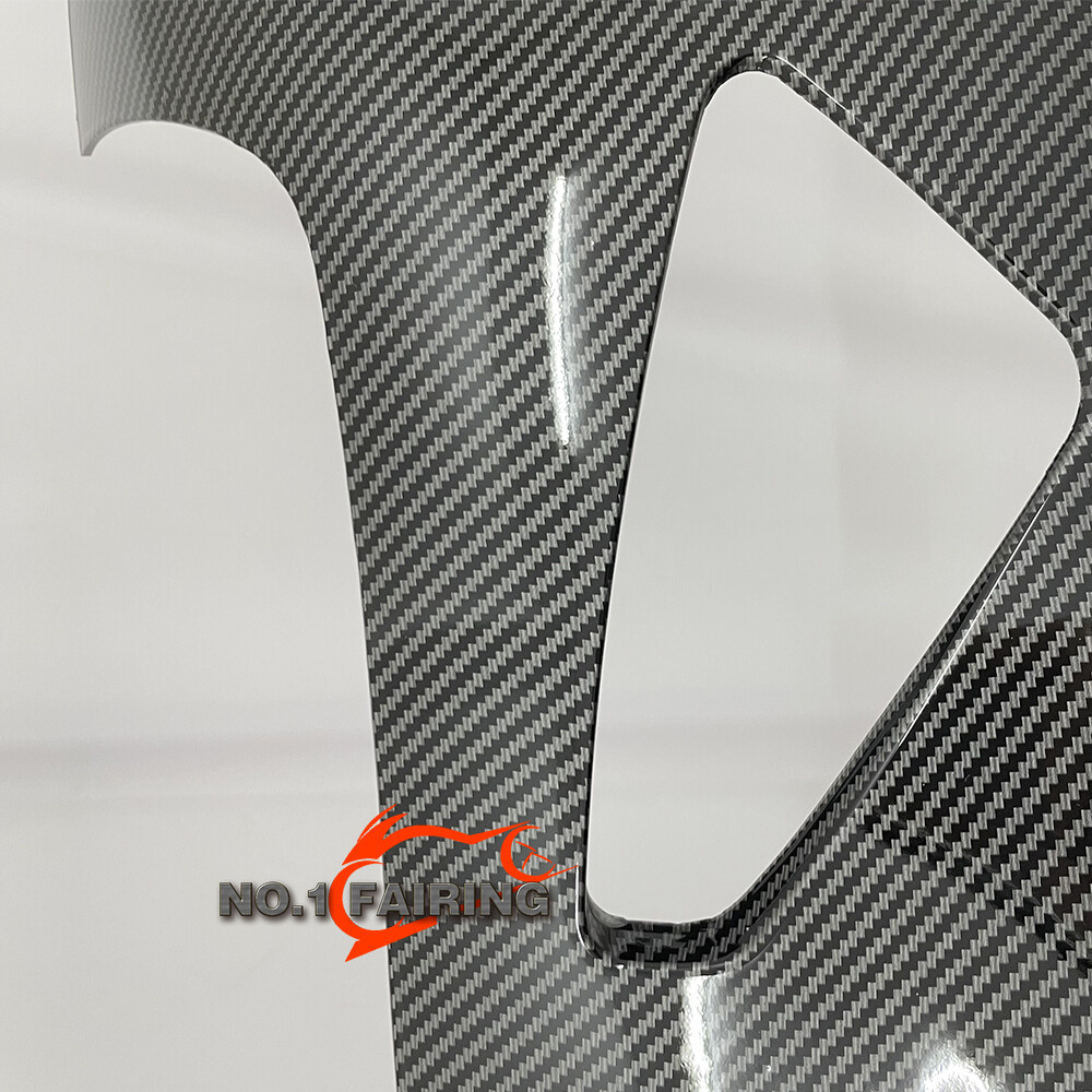 Black Carbon Fiber Fairing Kit for Honda CBR600RR 2005 2006 Painted ABS Bodywork