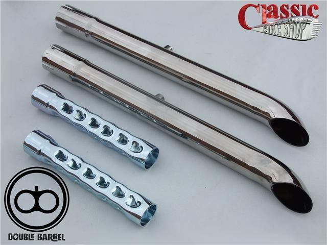 Universal extension exhausts pair 1 1/2” ‘Double Barrel’