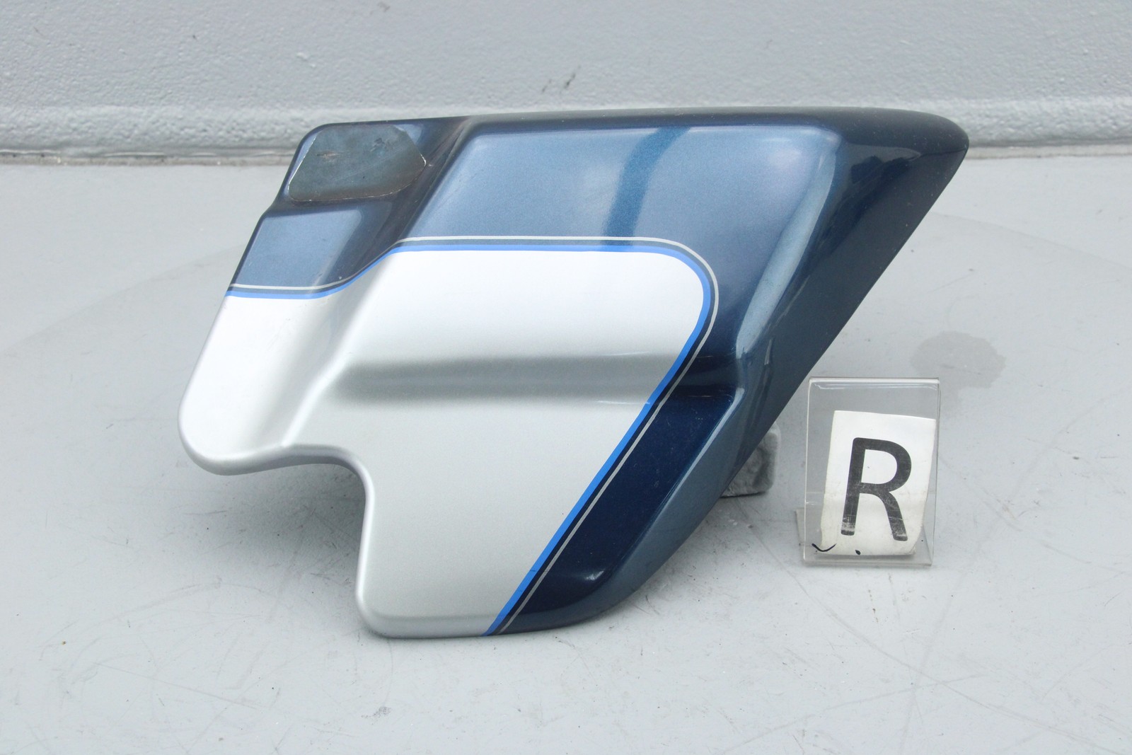 2002 Harley Electra Glide Side Cover Set LUXURY BLUE / DIAMOND ICE #4158
