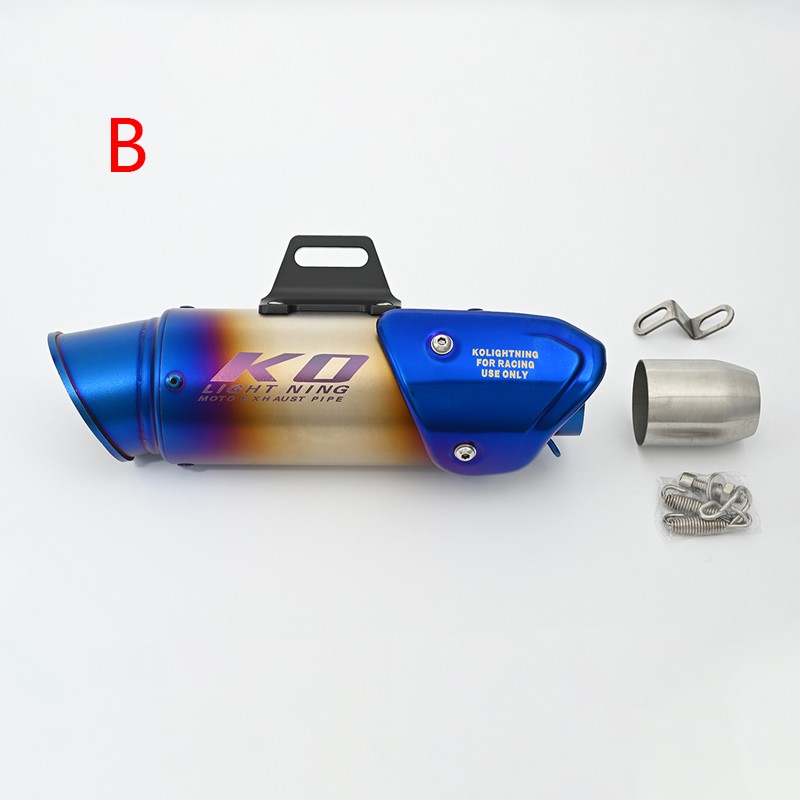 38-51mm Universal Exhaust Tips Motorcycle Muffler Tail Pipe DB Killer Silencer