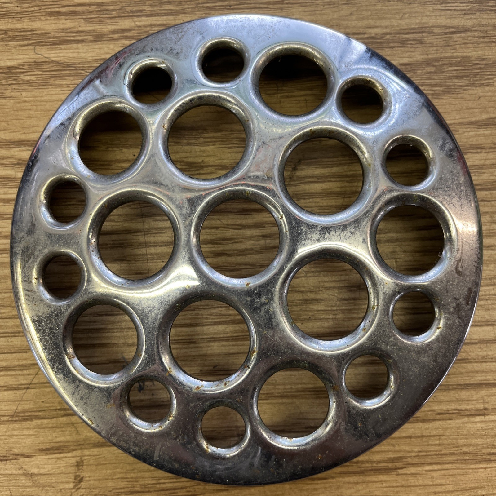 Harley-Davidson Vintage Drilled Air Cleaner Cover Chopper Digger Used. A2