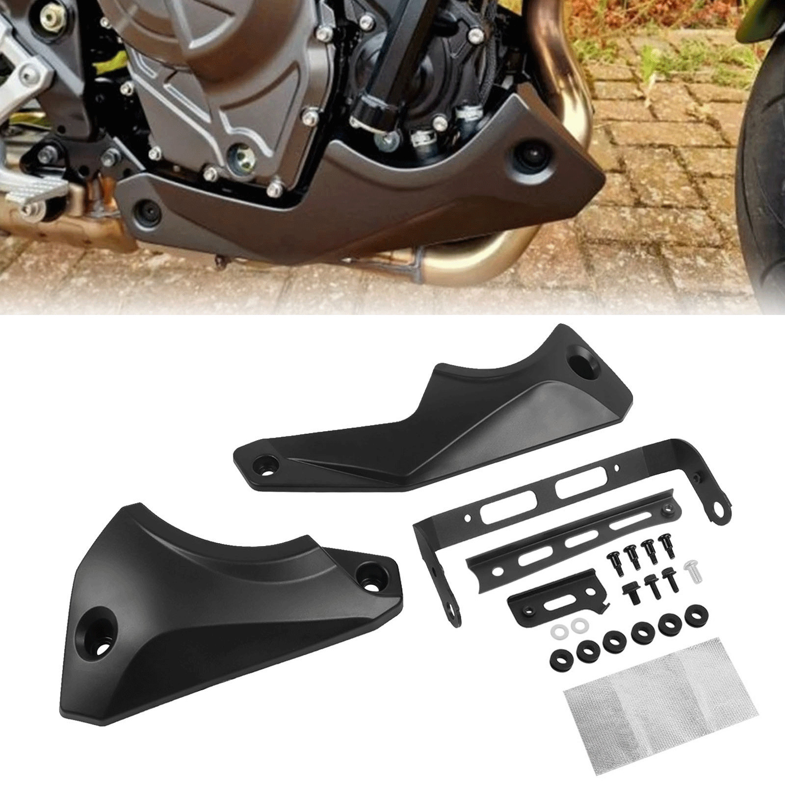 Belly Pan Lower Engine Spoiler Fairing Cover For Suzuki V-Strom 800 DL800 24-25