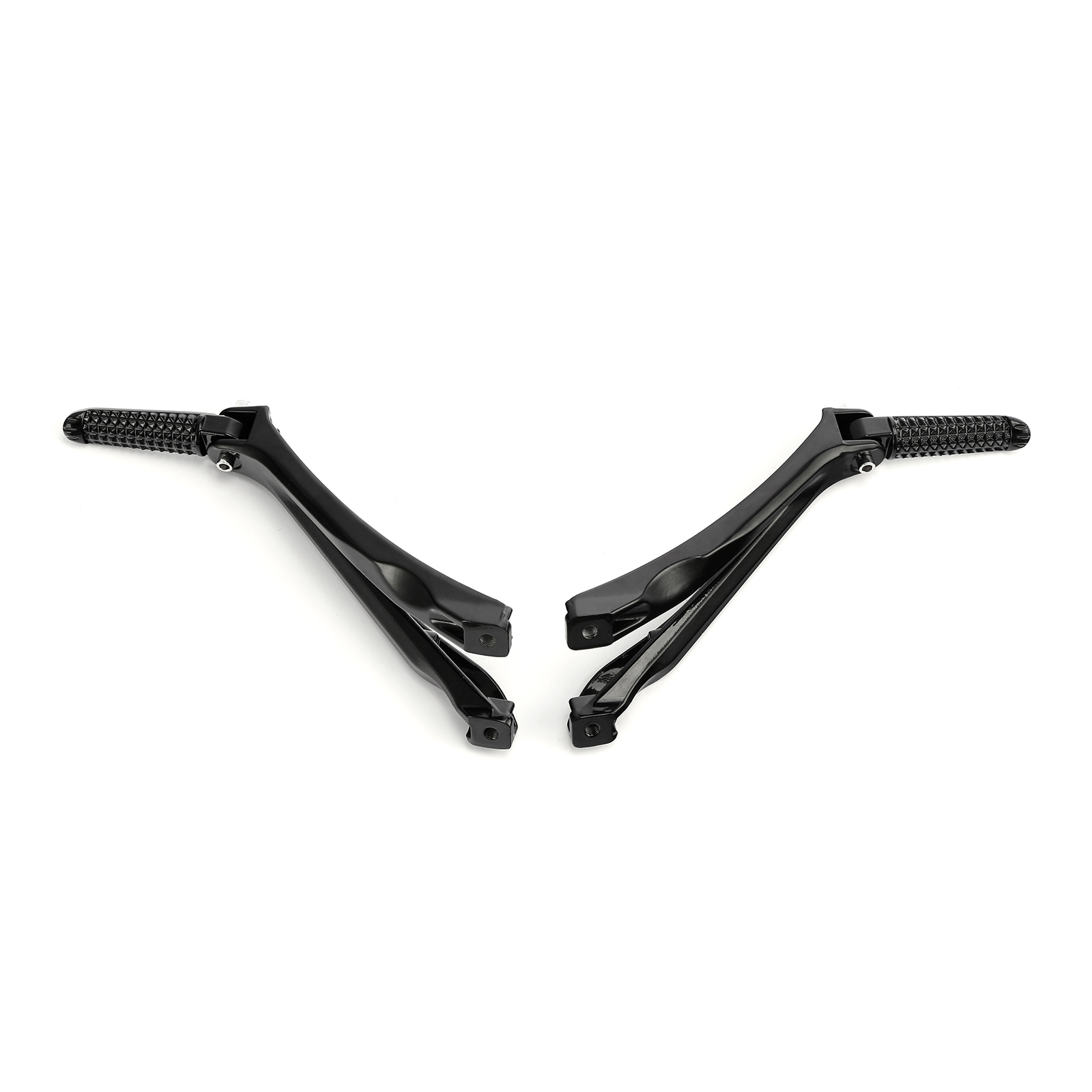 Black Rear Passenger Foot Pegs Footpegs Bracket Fit For Yamaha YZF R1 2004-2008