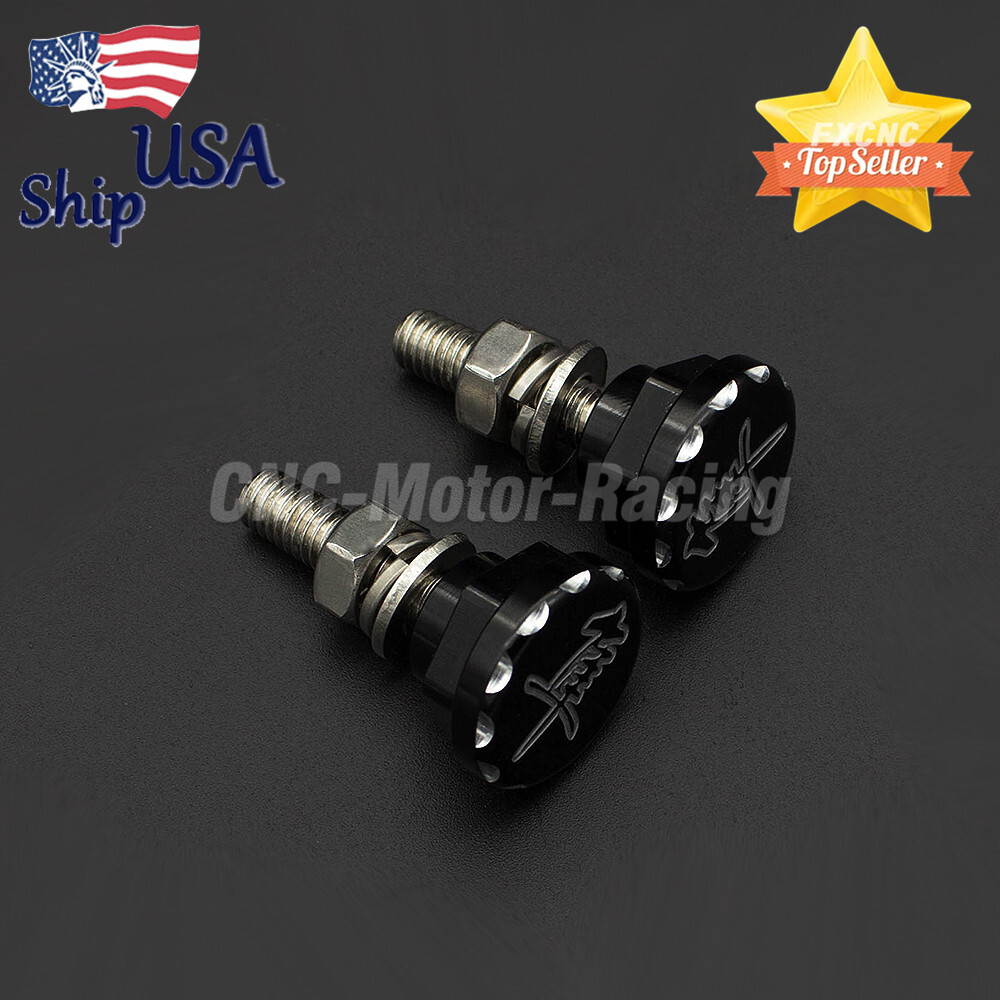 For Suzuki GSXR1300/Hayabusa 1999-2018 2017 2016 2015 License Plate Screw Bolts